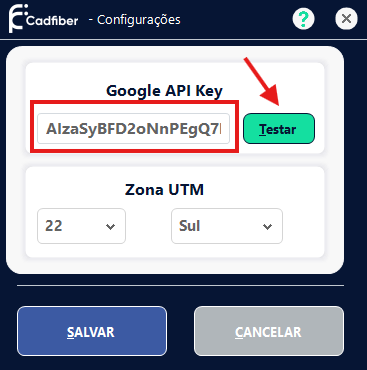 Testar API