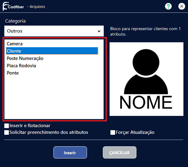 cfArquivos Seleção